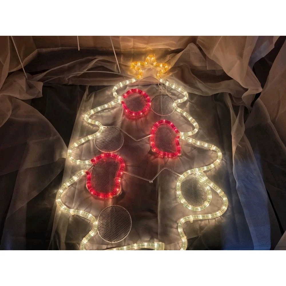 Large Star Glow Tubelight Decor Christmas Tree Display‎ 29